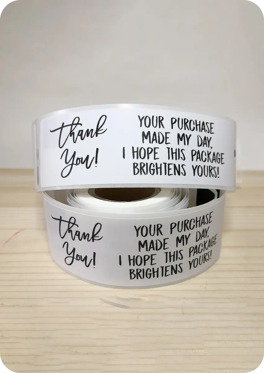 Custom printed labels